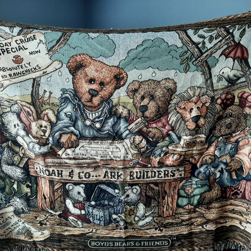Boyd's Bear limited addition throw
